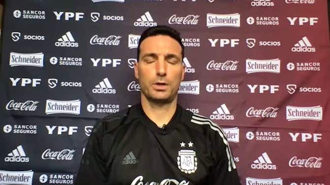 Imagen de vista previa para Scaloni: "Esperemos que Messi juegue los tres partidos"
