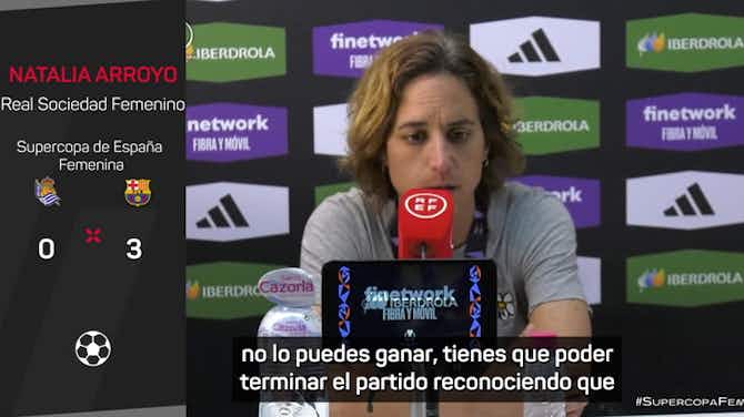 Imagen de vista previa para Natalia Arroyo: "Sentimos que competitivamente estamos cerca del Barcelona"