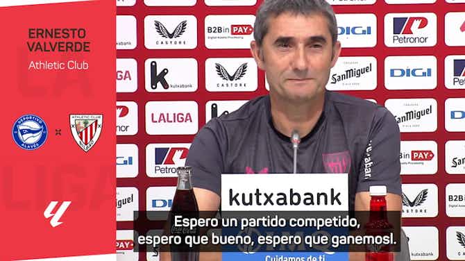 Imagen de vista previa para Valverde: "Menos Madrid y Barcelona, el resto tenemos que seguir picando piedra"