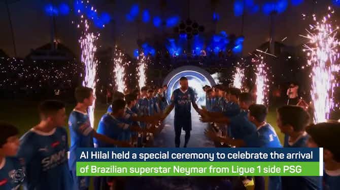 Anteprima immagine per Al Hilal unveil Neymar, Yassine Bounou and Malcom