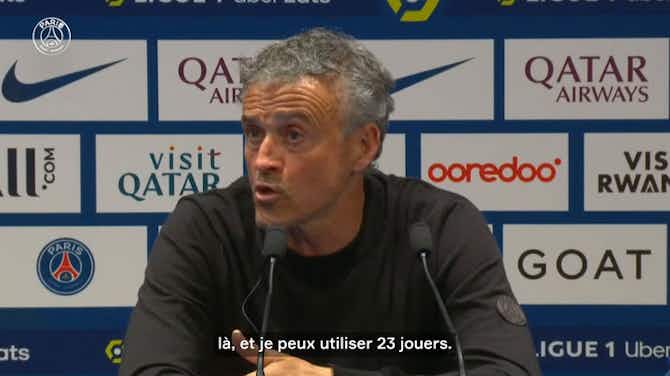 Vorschaubild für Luis Enrique plein de confiance : « Nous serons en finale de la Ligue des champions ».