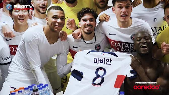 Anteprima immagine per Behind the scenes: PSG wear Korean kits against Le Havre