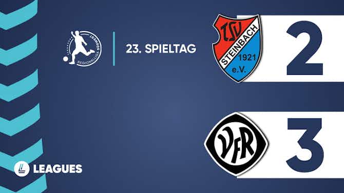 Vorschaubild für Regionalliga Südwest - Steinbach Haiger 2:3 VfR Aalen