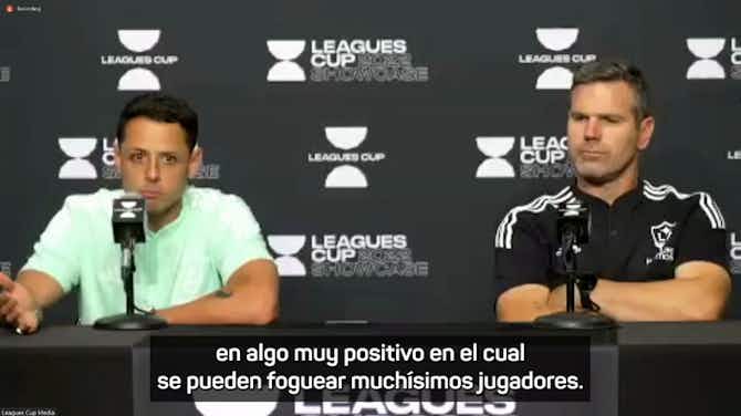Imagen de vista previa para Chicharito espera que aumente la relación entre la MLS y Mexico