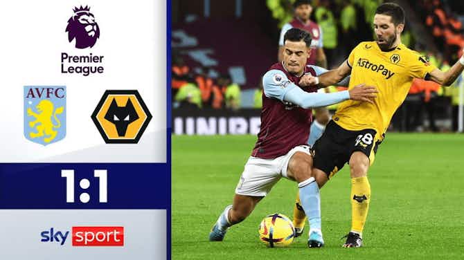 Vorschaubild für Harter Fight endet in Remis! | Aston Villa - Wolverhampton Wanderers 1:1 | Highlights - Premier League