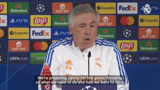 Vorschaubild für Carlo Ancelotti: 'We're playing the biggest game in world football'