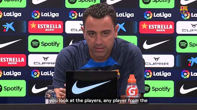 Preview image for Xavi praises work done with youngsters at Barça 'B' team