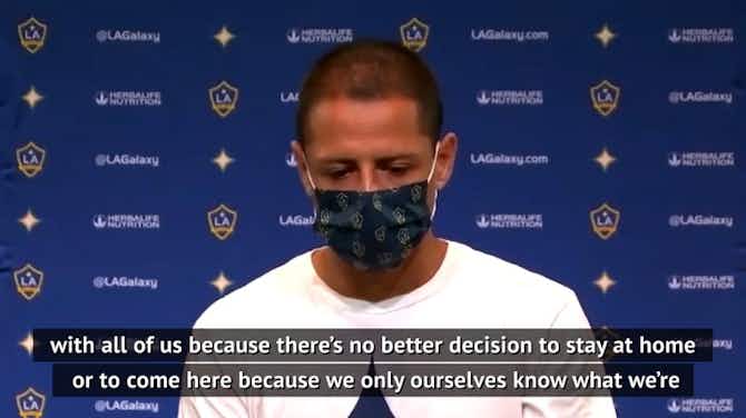 Preview image for I respect Vela opting out of MLS tournament - Chicarito