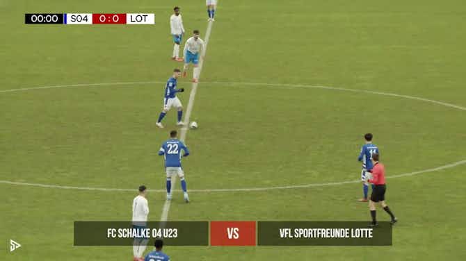 Vorschaubild für Schalke dreht das Spiel! | FC Schalke 04 U23 vs. VfL Sportfreunde Lotte | Regionalliga West