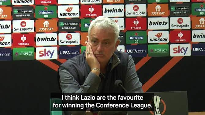 Preview image for Mourinho hits out at Lazio after 'losers' remark