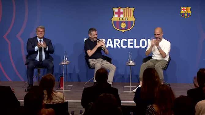 Vorschaubild für Barça and Guardiola announce charity match in August vs Man City