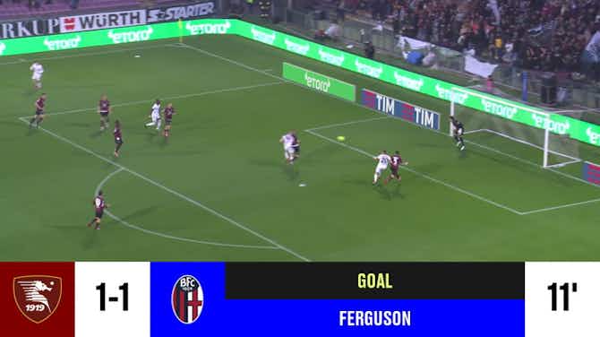 Preview image for Salernitana - Bologna 1 - 1 | Goal - Lewis Ferguson