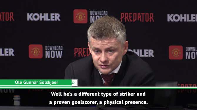 Preview image for Solskjaer explains what Ighalo will bring to United