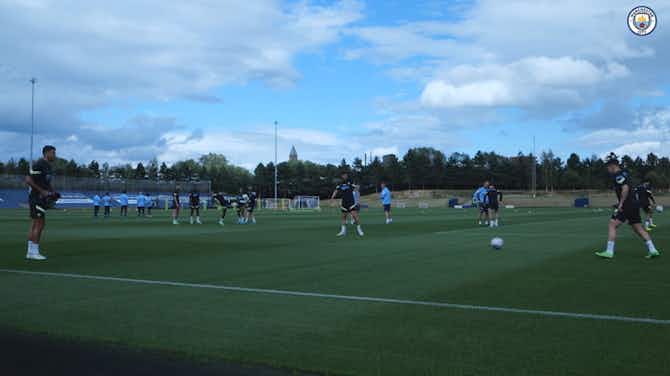 Preview image for Intense training session as City gear up for Premier League opener