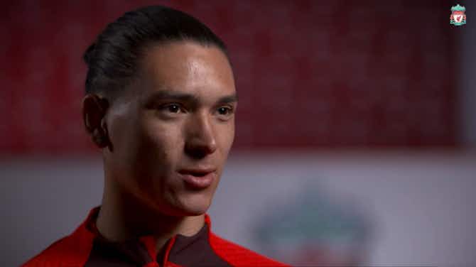 Imagen de vista previa para La primera entrevista de Darwin Núñez como jugador del Liverpool