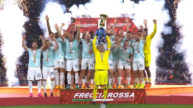 Imagem de visualização para Confira a festa da Inter após o título da Coppa Italia