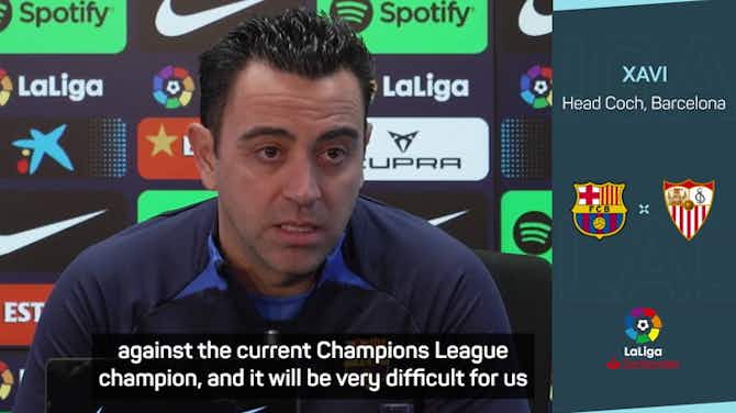 Preview image for Xavi insists Barcelona are not favourites for LaLiga