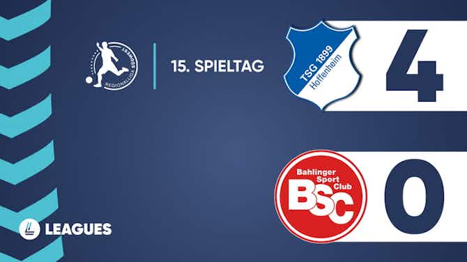Vorschaubild für Regionalliga Südwest - Hoffenheim II 4:0 Bahlinger SC