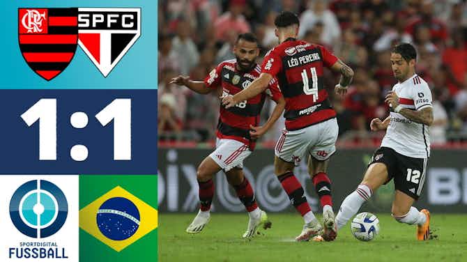 Vorschaubild für Später Ausgleich: Flamengo rettet einen Punkt in der Nachspielzeit  | Flamengo - FC Sao Paulo