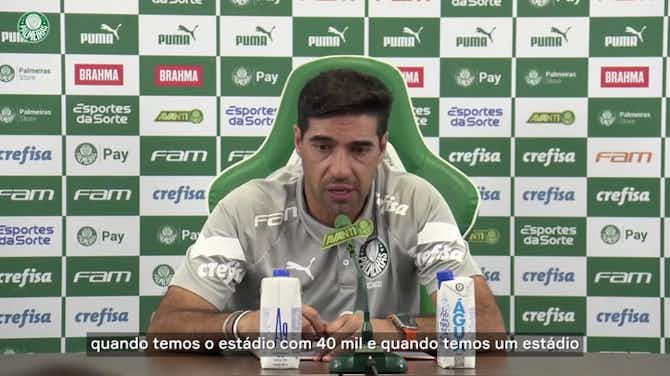 Imagem de visualização para Após derrota do Palmeiras, Abel volta a reclamar de Arena Barueri