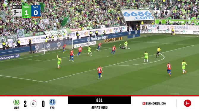 Imagem de visualização para Wolfsburg - SV Darmstadt 98 2 - 0 | GOL - Jonas Wind