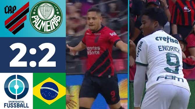 Vorschaubild für Endrick zeigt Knipserqualitäten - Roque sorgt spät für Ausgleich! | Athletico Paranaense - Palmeiras