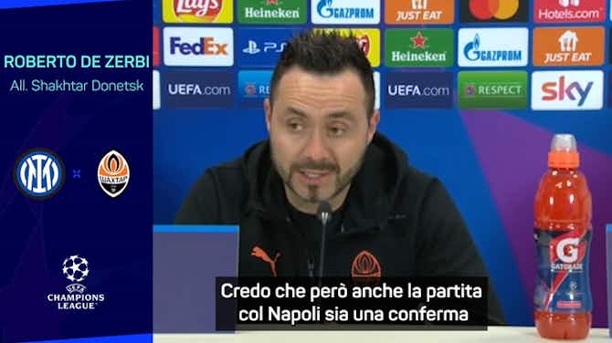 Anteprima immagine per De Zerbi: "Bravo Inzaghi ma nell'Inter c'è molto di Conte"
