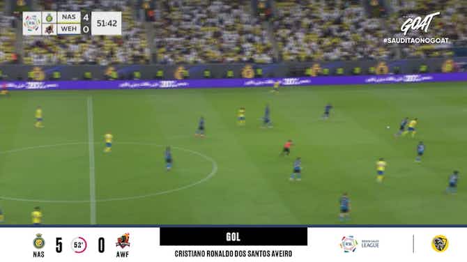 Imagen de vista previa para Al-Nassr - Al-Wehda 5 - 0 | GOL - Cristiano Ronaldo dos Santos Aveiro