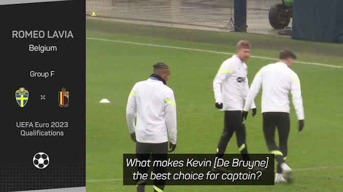 Preview image for De Bruyne has 'big advantage' as Belgium captain - Trossard