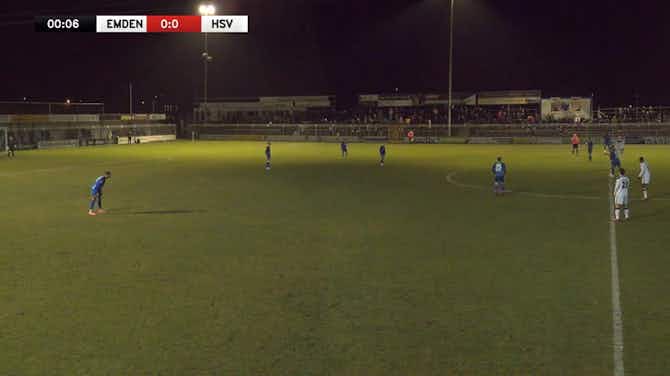 Vorschaubild für HSV-Youngster drehen Spiel in Unterzahl! | BSV Kickers Emden - Hamburger SV II | Regionalliga Nord