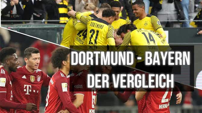 Vorschaubild für Spitzenspiel Dortmund gegen Bayern - Der Teamvergleich