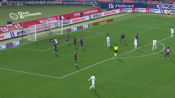 Preview image for Andrea Pinamonti with a Shot on Target vs. Bologna