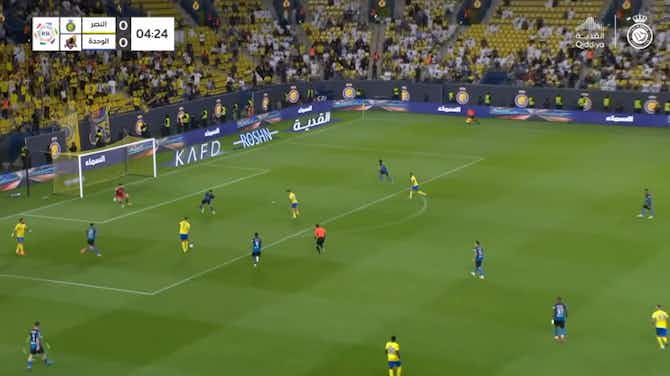 Vorschaubild für Ronaldo Ukir Hat-trick Keempat Musim Ini, Al-Nassr Pukul Al-Wehda