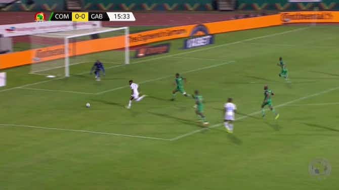 Vorschaubild für Siegtreffer fast von der Grundlinie I Highlights: Komoren 0-1 Gabun