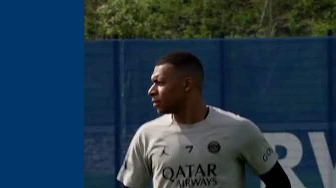 Preview image for Mbappé works focused on making an impact in second leg vs Barça