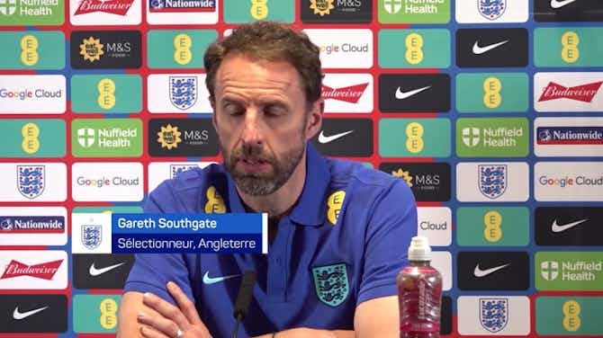 Image d'aperçu pour Angleterre - Southgate : "Les joueurs s'interrogent discrètement entre eux"