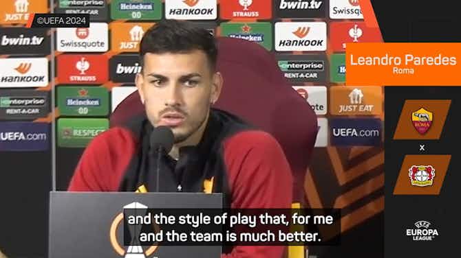 Anteprima immagine per De Rossi's style of play is much better - Paredes on life after Mourinho