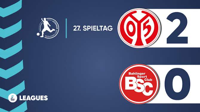 Vorschaubild für Regionalliga Südwest - Mainz 05 II 2:0 Bahlinger SC