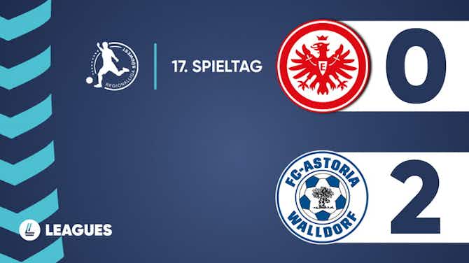 Vorschaubild für Regionalliga Südwest - Eintracht Frankfurt II 0:2 Astoria Walldorf