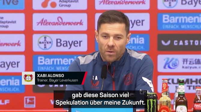 Vorschaubild für Alonso bleibt: "Leverkusen ist der richtige Ort"