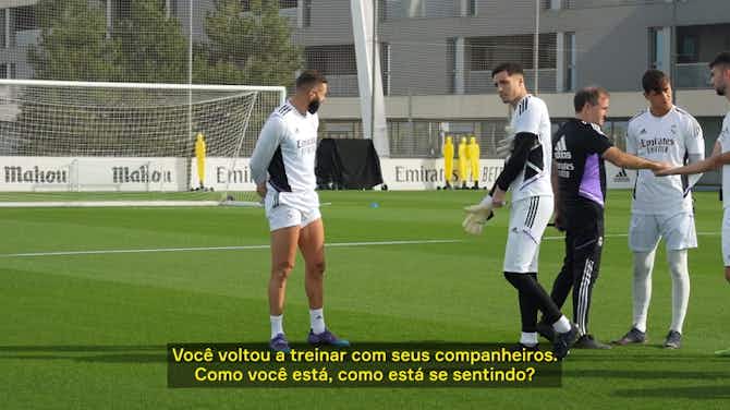 Imagem de visualização para Benzema: ‘Estou bem e quero jogar no domingo’
