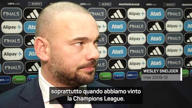 Anteprima immagine per  Sneijder, messaggio per Mourinho: "Rimani il numero uno"