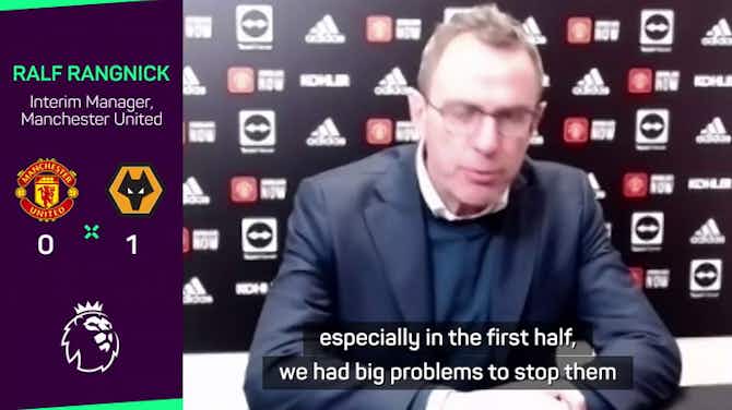 Preview image for Rangnick admits to United struggles in defeat to Wolves
