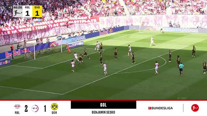 Imagem de visualização para RB Leipzig - Borussia Dortmund 2 - 1 | GOL - Benjamin Sesko