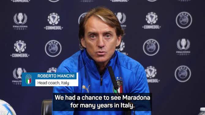 Preview image for 'Maradona-like Messi can change games in a second' - Mancini