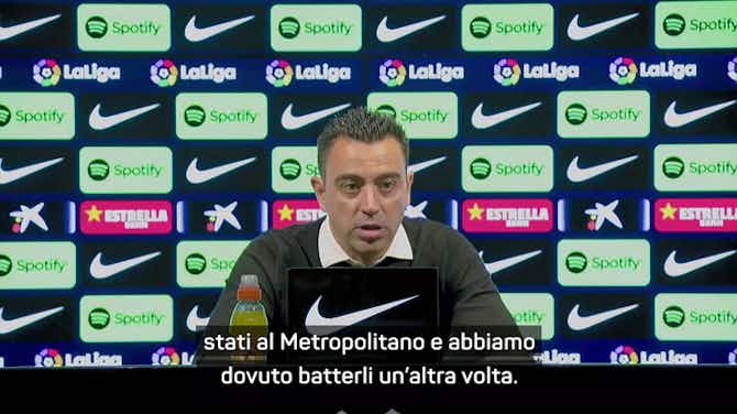 Anteprima immagine per Xavi striglia il Barça: "Non siamo ancora campioni"