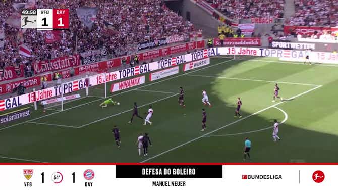 Anteprima immagine per Manuel Neuer with a Goalkeeper Save vs. Stuttgart