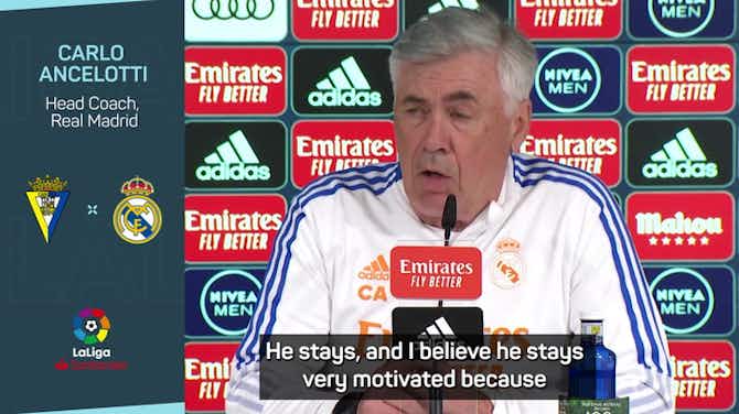 Preview image for Ancelotti confirms Hazard will stay at Real Madrid next season