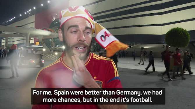 Imagen de vista previa para Spain 1-1 Germany - Fans taking the positives