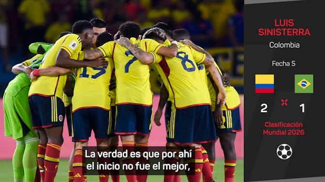Imagen de vista previa para La alegría de los jugadores de Colombia tras ganar a Brasil: "Hicimos historia"